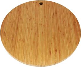 img 2 attached to 🎍 Bamboo Round Cutting Board - 15-inch Diameter x 0.75-inch Thickness - 1 Piece