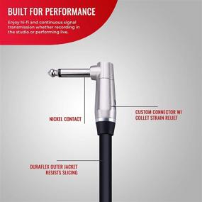 img 3 attached to 🎵 Enhanced SEO: Monster Prolink Performer 600 Combo Speaker Cable - 1/4 Inch to Faston Connector, 6 feet