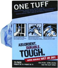 img 3 attached to 🧺 Trimaco One Tuff Wiping Cloth 12x16.5 - 75 Count Dispenser Box