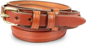 img 4 attached to 🎩 Premium English Bridle Leather Ranger: Timeless Men's Accessories