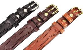 img 3 attached to 🎩 Premium English Bridle Leather Ranger: Timeless Men's Accessories