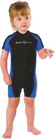 img 1 attached to Neosport Childrens Shorty Wetsuit Black Sports & Fitness for Water Sports