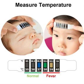 img 2 attached to Reusable Forehead Temperature Strips, Instant Read for Daily Home Use and Travel - Multipurpose (Pack of 20)