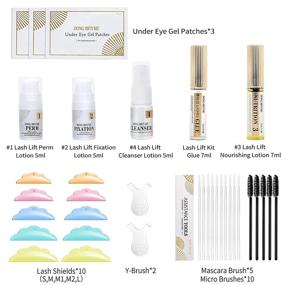 img 3 attached to 🔜 DONG RHYME Eyelash Lift Kit: Long-Lasting Curl with Perm Set for Salon and Home Use