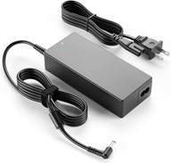 🔌 powseed 19v 90w laptop ac power adapter charger for samsung chronos series 7 700z 770z 780z, np780z5e, np700z5c, np700z5b spin, np740u5l, np740u5m ativ book, np880z5e, np470r5e-k02ub, p200 - power cord charger logo