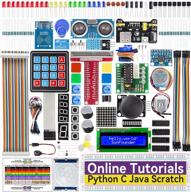 🍓 sunfounder raspberry pi 4b 3 b+ 400 starter kit - 537-page online tutorials, python c java scratch code, 65 projects for raspberry pi beginners logo