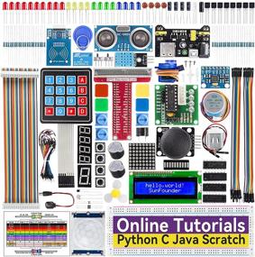 img 4 attached to 🍓 SunFounder Raspberry Pi 4B 3 B+ 400 Начальный комплект - 537-страничные онлайн-учебники, код на Python C Java Scratch, 65 проектов для начинающих на Raspberry Pi