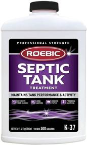 img 4 attached to 🚽 Roebic K-37-Q Septic Tank Treatment: Powerful Clog Remover with Green Bacterial Enzymes | Safe for Toilets | 1-Year Effectiveness | 32 Fl Oz