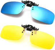 🕶️ prescription driving sunglasses with polarized lenses for anti-glare optics logo