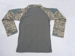 img 1 attached to 👕 MAGCOMSEN Men's Camo Tactical Military Shirt: 1/4 Zip Long Sleeve Shirt with Pockets