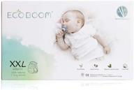 🐼 эко бум экологичные пеленки из бамбука для младенцев - упаковка из 68 штук, размер 6 (>33 фунты) логотип