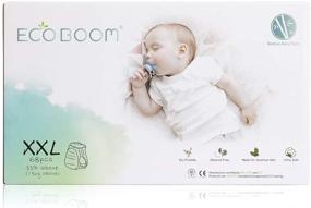 img 4 attached to 🐼 ЭКО БУМ Экологичные пеленки из бамбука для младенцев - Упаковка из 68 штук, Размер 6 (>33 фунты)