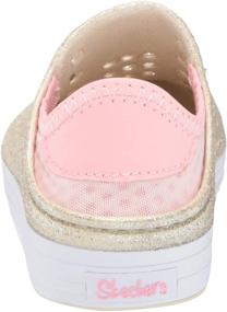 img 2 attached to 👠 Sparkling Style: Skechers Girls Water Champagne Little Girls' Shoes