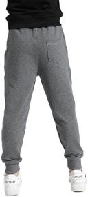 img 1 attached to 👖 KISBINI Camouflage Boys' Athletic Sweatpant Trousers: Perfect Active Wear for Kids