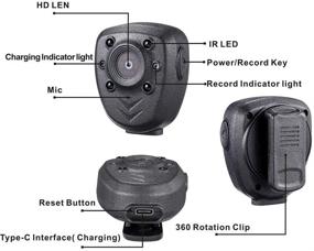 img 3 attached to 📷 Advanced 1080P Body Camera with 32GB Memory Card – Essential Wearable Security Cam for Law Enforcement and Outdoor Protection