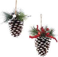 ddhs рождественские украшения из сосновых шишек pinecones логотип