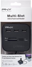 img 1 attached to 📸 PNY Multi-Slot USB & Flash Card Reader - High-Performance Data Transfer Solution (P-UBSDRDR21K-RF)