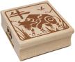 chinese zodiac square stamping crafting logo