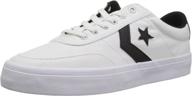 converse courtlandt sneaker white black logo