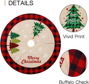 img 1 attached to Hogardeck Christmas Snowflake Buffalo Decorations