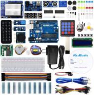 🔌 rexqualis super starter kit with arduino uno r3: tutorial, controller board, and arduino ide compatibility logo