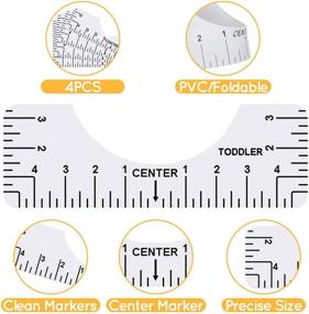 img 1 attached to WeinaBingo Alignment Sublimation Clothing Measurement