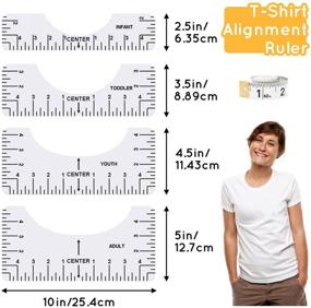 img 2 attached to WeinaBingo Alignment Sublimation Clothing Measurement