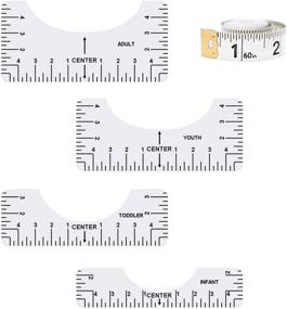 img 3 attached to WeinaBingo Alignment Sublimation Clothing Measurement