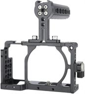 🎥 enhance your sony a6400/ a6100/ a6300/ a6000 filming experience with niceyrig camera cage kit and top handle logo