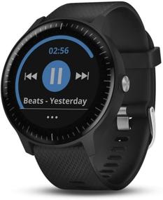 img 3 attached to Renewed Garmin vívoactive 3 Music GPS Smartwatch with Music Storage - Black, Supports Spotify