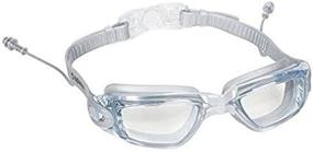 img 2 attached to 👓 Anti-Fog Swim Goggles with Ear Plugs - Adjustable Straps for Men & Women