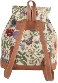 img 2 attached to Signare Tapestry Sunflower Butterfly Dragonfly Backpacks for Casual Daypacks