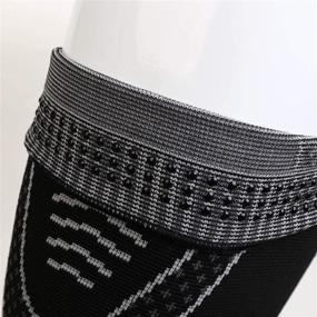 img 1 attached to 🏃 Thigh Compression Sleeve for Men and Women - Quad and Hamstring Support, Non-Slip Upper Leg Sleeves for Running, Sports, Groin Pulls