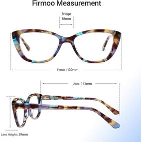 img 1 attached to 👓 Vintage Cateye TR90 Frame Women's Computer Reading Glasses with Blue Light Blocking and Magnification by Firmoo