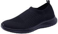 lancrop women's walking shoes: stylish 👟 & comfortable slip-on sneakers for casual athleisure logo