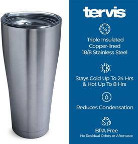 img 2 attached to 🏈 Tervis Triple Walled NFL Las Vegas Raiders Edge Insulated Tumbler Cup - 20oz, Stainless Steel - Keeps Drinks Cold & Hot