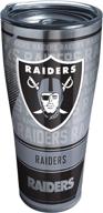 🏈 tervis triple walled nfl las vegas raiders edge insulated tumbler cup - 20oz, stainless steel - keeps drinks cold & hot logo