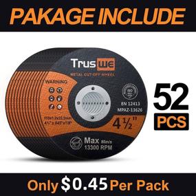 img 3 attached to 🔪 Truswe Cut Off Wheels 52 Pack - High-Quality Metal & Stainless Steel Cutting Discs at an Unbeatable Price!