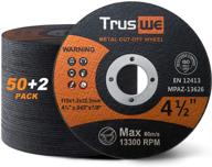 🔪 truswe cut off wheels 52 pack - high-quality metal & stainless steel cutting discs at an unbeatable price! logo