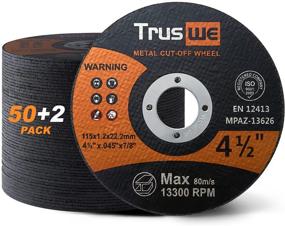 img 4 attached to 🔪 Truswe Cut Off Wheels 52 Pack - High-Quality Metal & Stainless Steel Cutting Discs at an Unbeatable Price!