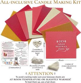 img 2 attached to 🐝 Crafting Beautiful Beeswax Candles: All-Inclusive Candle Making Kit