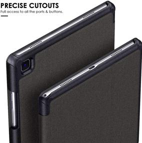 img 2 attached to 📱 Supveco Galaxy Tab A7 Case 10.4 2020 - Dark Grey: Shockproof Stand Case with Multi Viewing Angle for Samsung Galaxy Tab A7 10.4 [SM-T500/T505/T507]