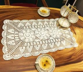 img 4 attached to 🧶 Handmade Crochet Doilies for Food Service Equipment & Supplies - Janef