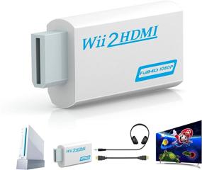 img 1 attached to Wii to HDMI Converter Adapter, Gana Wii to HDMI 1080p 720p Connector Output Video & 3.5mm Audio - Supports All Wii Display Modes