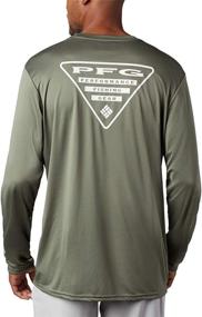 img 3 attached to 🎣 Columbia Men's Terminal Tackle PFG Triangle Long Sleeve Shirt: Ultimate Fishing Performance