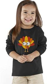 img 1 attached to 🦃 TeeStars Boy's Little Turkey Thanksgiving T-Shirt - Optimized Clothing for Boys