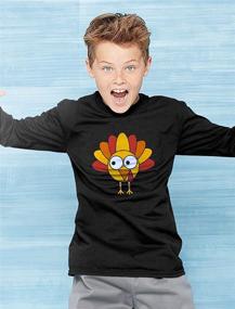 img 2 attached to 🦃 TeeStars Boy's Little Turkey Thanksgiving T-Shirt - Optimized Clothing for Boys