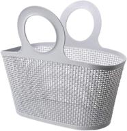 🚿 plastic bathroom shower caddy for dorms and college dorm rooms, convenient bathroom caddy with handle logo