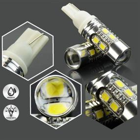 img 2 attached to 🔆 Upgrade Your Backup Reverse Lights with JDM ASTAR Super Bright AX-2835 Chipsets 912 921 White LED Bulbs