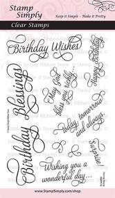 img 3 attached to Stamp Simply Stamps Birthday Blessings